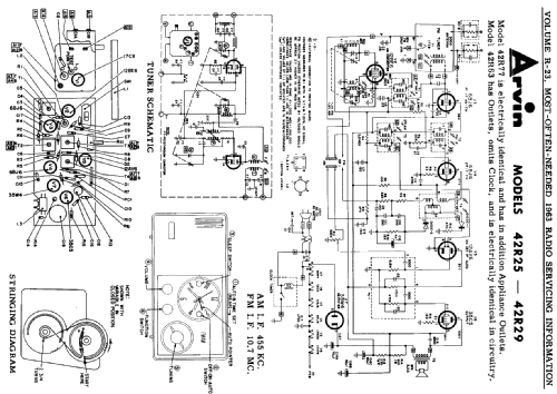 43R25 ; Arvin, brand of (ID = 447511) Radio