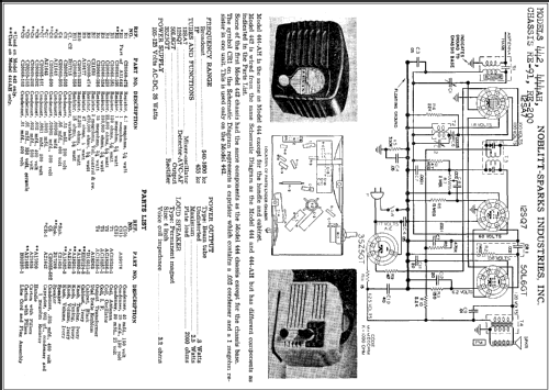 442 Ch= RE-200; Arvin, brand of (ID = 295948) Radio