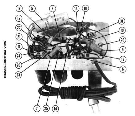 444-AH Ch= RE-200; Arvin, brand of (ID = 1499520) Radio