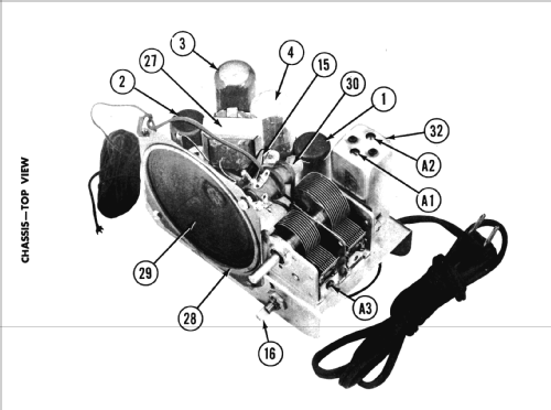 444 Ch= RE-200; Arvin, brand of (ID = 1499527) Radio