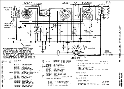 444AM Ch= RE200M; Arvin, brand of (ID = 440769) Radio