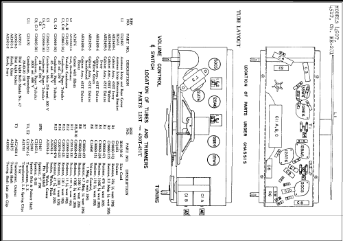 450T Ch= RE-281; Arvin, brand of (ID = 241964) Radio