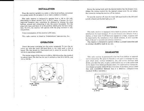 450T Ch= RE-281; Arvin, brand of (ID = 2081478) Radio