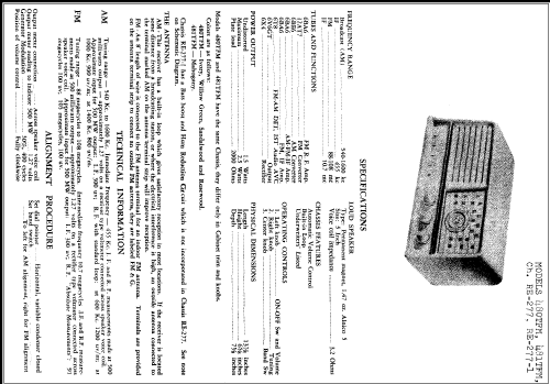 480TFM Ch= RE-277; Arvin, brand of (ID = 242047) Radio