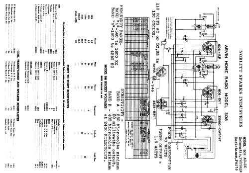 508 AC-DC 'Phantom' ; Arvin, brand of (ID = 430421) Radio