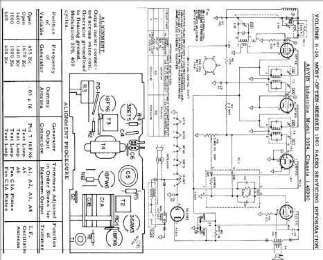 51R35 Ch= 1.46900; Arvin, brand of (ID = 447645) Radio