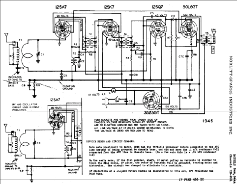 544AR Ch= RE-201; Arvin, brand of (ID = 437698) Radio