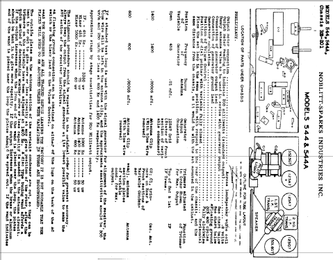 544AR Ch= RE-201; Arvin, brand of (ID = 437699) Radio