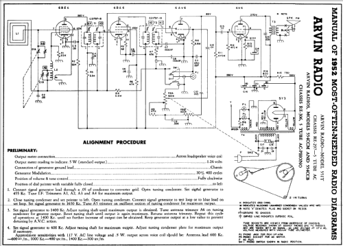 551T Stradivara Ch= RE-297; Arvin, brand of (ID = 139888) Radio