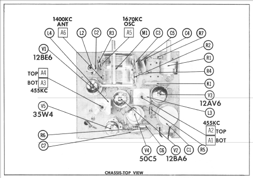 5572 Ch= 1.41900; Arvin, brand of (ID = 2527430) Radio