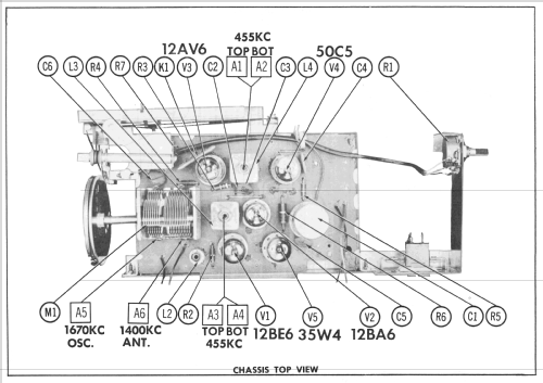 5578 Ch= 1.43500; Arvin, brand of (ID = 2565947) Radio