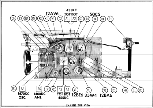 5578 Ch= 1.43500; Arvin, brand of (ID = 552987) Radio