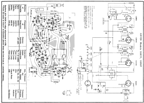 55R77 ; Arvin, brand of (ID = 205667) Radio