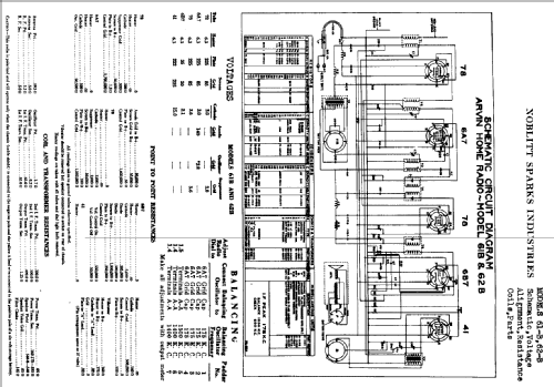 62B ; Arvin, brand of (ID = 438535) Radio