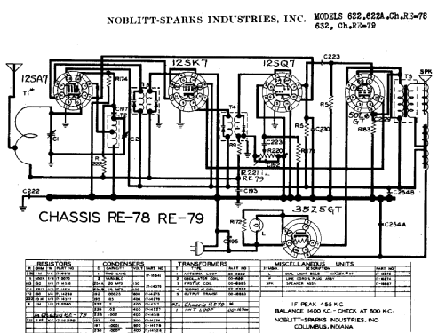 632 RE-78; Arvin, brand of (ID = 438580) Radio