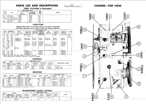 6555WT Ch= RE-327; Arvin, brand of (ID = 426831) Radio