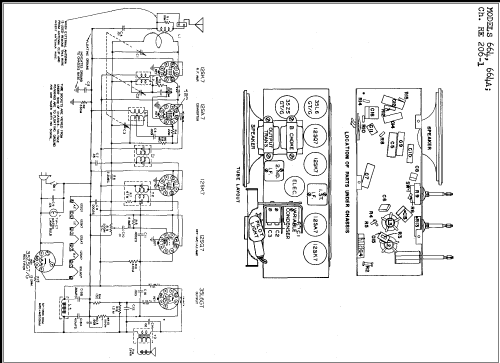 664 Ch= RE-206-1; Arvin, brand of (ID = 271200) Radio