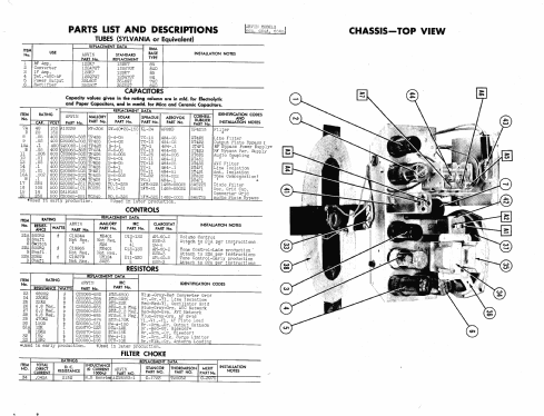 664 Ch= RE-206-1; Arvin, brand of (ID = 437980) Radio