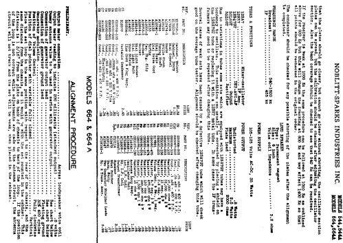 664A Ch= RE-206-1; Arvin, brand of (ID = 271358) Radio