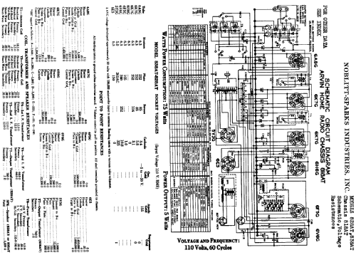 818AT ; Arvin, brand of (ID = 438598) Radio