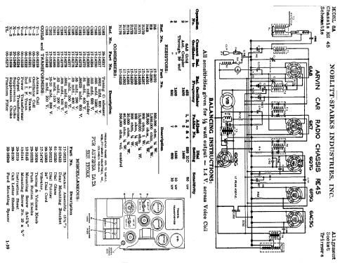 8A Ch= RE45; Arvin, brand of (ID = 441162) Car Radio