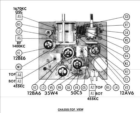 950T2 Ch= RE391 or 1.43400; Arvin, brand of (ID = 1494339) Radio