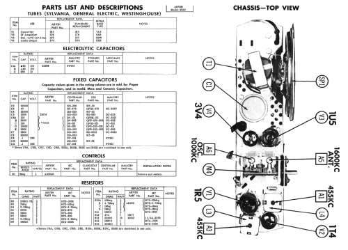 952-P Ch= RE389; Arvin, brand of (ID = 2680712) Radio