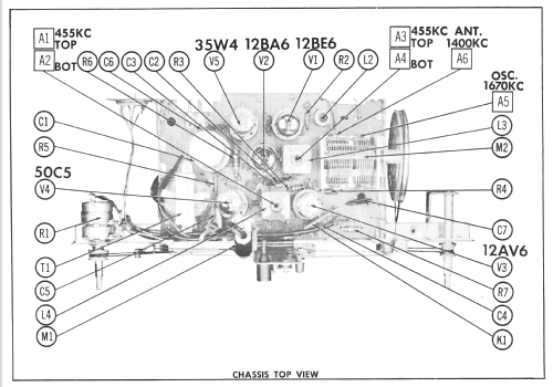 956T1 Ch= 1.42400; Arvin, brand of (ID = 2553842) Radio