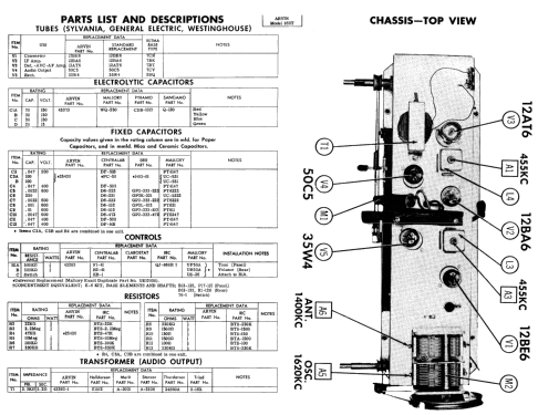 956T Ch= RE392; Arvin, brand of (ID = 427243) Radio