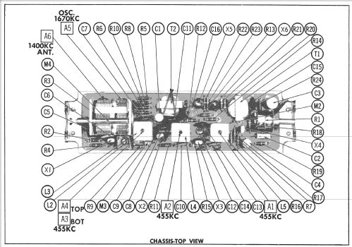 957AP Ch= 1.43000; Arvin, brand of (ID = 2466711) Radio