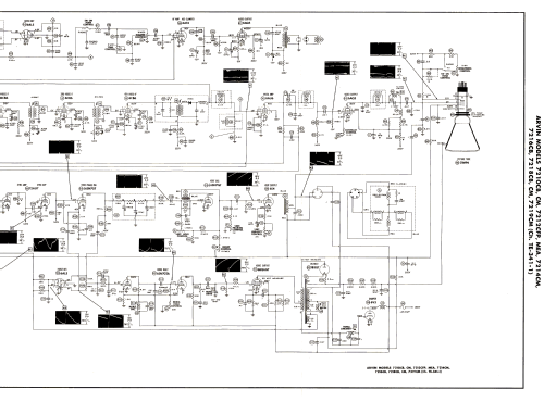 Normandie 7212CFP Ch= TE-341-1; Arvin, brand of (ID = 3119117) Television