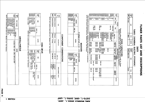 AMC 3898 -1, -UHF ; Aimcee Wholesale (ID = 619043) Television