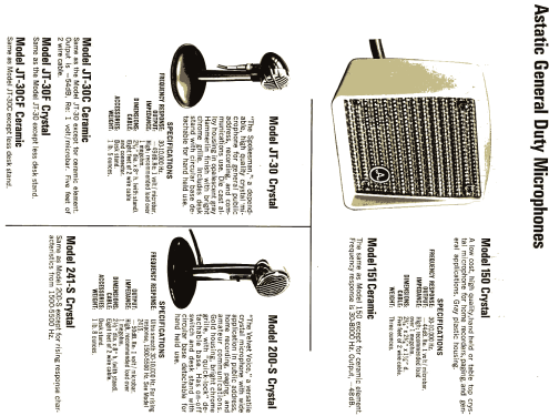 200-S ; Astatic Corp.; (ID = 1766996) Mikrofon/TA