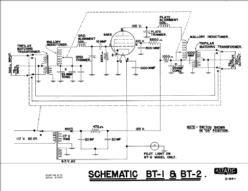 BT-1 ; Astatic Corp.; (ID = 1128335) Adapter