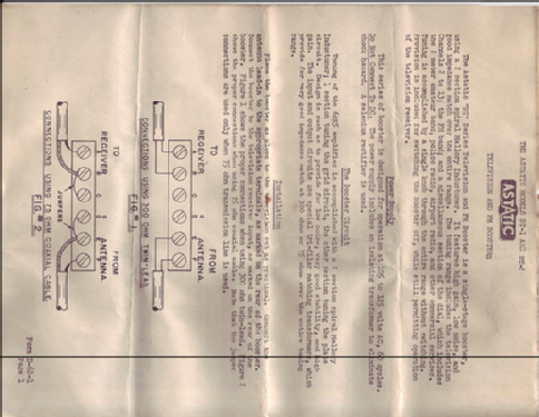 BT-1 ; Astatic Corp.; (ID = 1128336) Adapteur