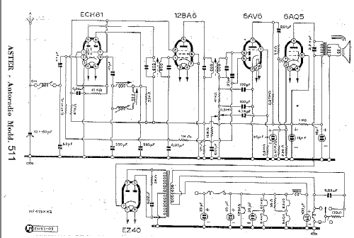 511; Aster Radio A.S.T.E. (ID = 946170) Car Radio