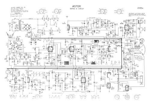 Airliner 25' A52L/8-CW Ch= Series 8; Astor brand, Radio (ID = 2006804) Television