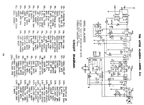 Aladdin GA; Astor brand, Radio (ID = 704740) Radio