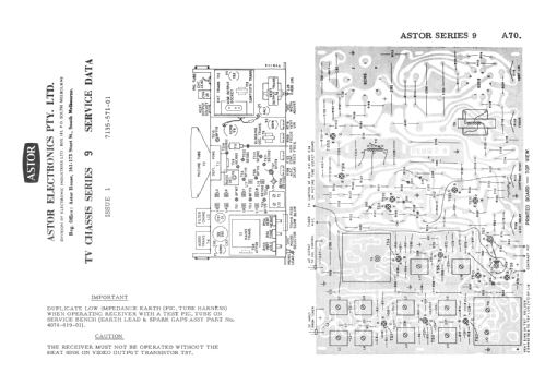 Langdon 25' L51WL/9-DF Ch= Series 9; Astor brand, Radio (ID = 2006786) Television