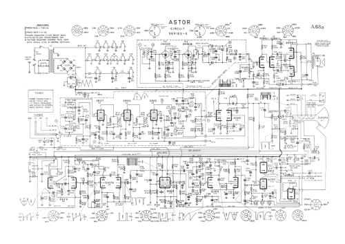 Royal 25' Astor R51CF/6-CL Ch= Series 6; Astor brand, Radio (ID = 2007135) Fernseh-E