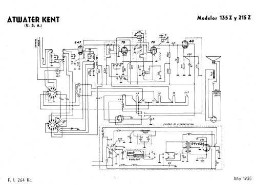 135Z ; Atwater Kent Mfg. Co (ID = 1680078) Radio