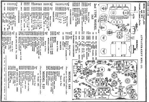 185 ; Atwater Kent Mfg. Co (ID = 697662) Radio