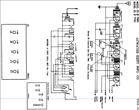 7960 Model 20 Compact; Atwater Kent Mfg. Co (ID = 699914) Radio