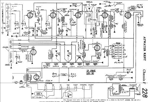 228F AC Chassis; Atwater Kent Mfg. Co (ID = 84960) Radio