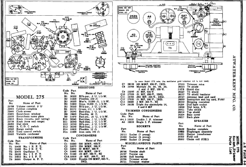 275 ; Atwater Kent Mfg. Co (ID = 698130) Radio