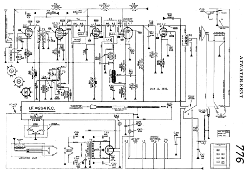 776 ; Atwater Kent Mfg. Co (ID = 16831) Car Radio