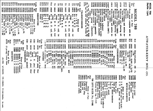 788T ; Atwater Kent Mfg. Co (ID = 770245) Radio