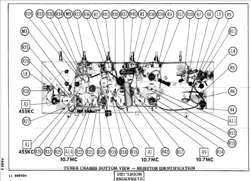 Ultratone 1210 ; Audio Industries (ID = 817016) Radio