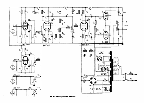 Audio Amplifier AE 785; Audio Kino és (ID = 1474033) Ampl/Mixer