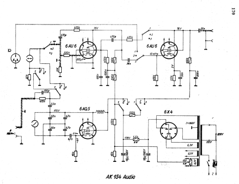 Player Amplifier AK-154; Audio Kino és (ID = 2627595) Ampl/Mixer